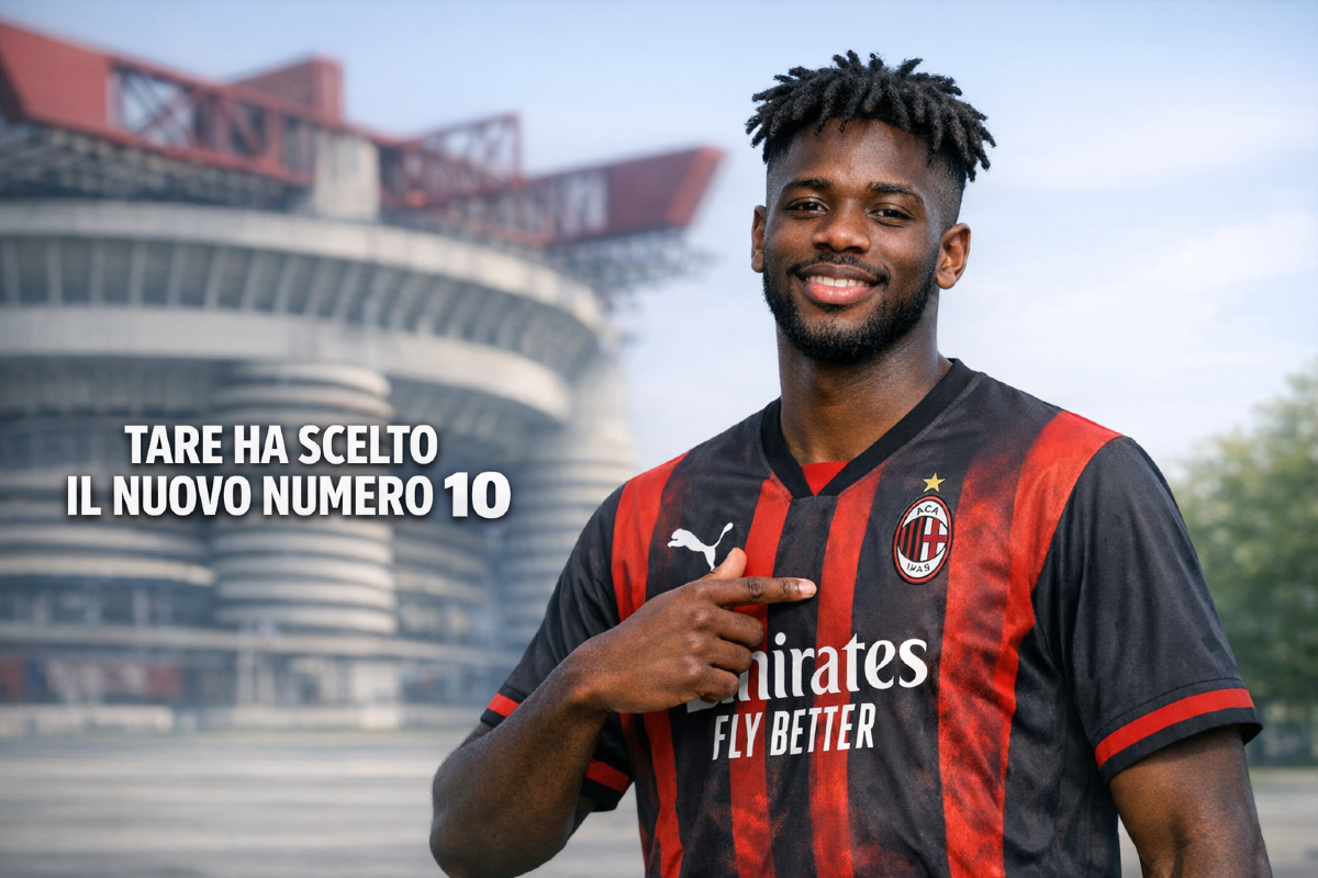 ULTIM'ORA MILAN: TARE HA SCELTO IL MUOVO NUMERO 10, SI TRATTA DI...  - 