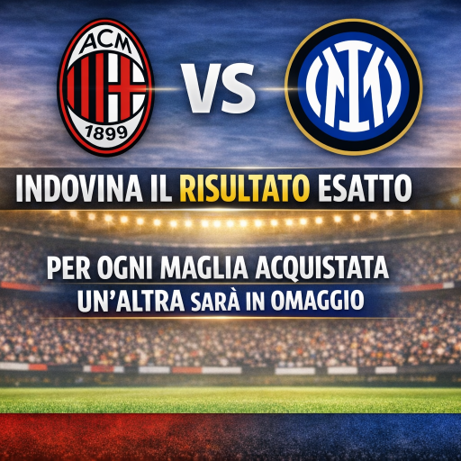 Indovina il risultato esatto e vinci una maglietta 